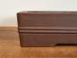 Preview: Bonsaischale unglasiert rechteckig 325mm x 280mm x 75mm