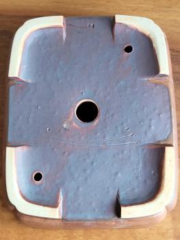 Preview: Handgetöpferte Künstlerschale 172mm x 137mm x 48mm