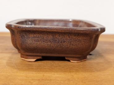 Preview: Handgetöpferte Künstlerschale 136mm x 105mm x 38mm