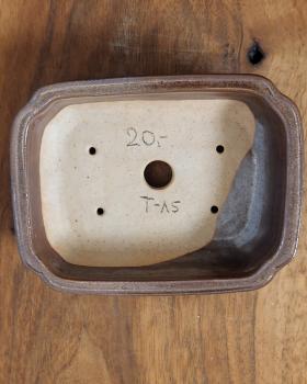 Preview: Handgetöpferte Künstlerschale 136mm x 105mm x 38mm