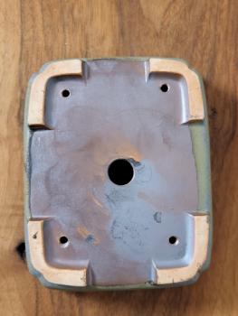 Preview: Handgetöpferte Künstlerschale 146mm x 115mm x 42mm