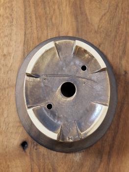 Handgetöpferte Künstlerschale 145mm x 127mm x 43mm
