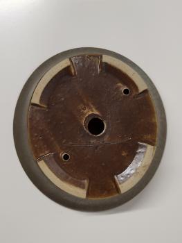 Handgetöpfert Künstlerschale  182mm x 170mm x 48mm