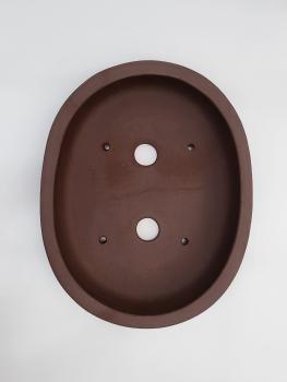 Bonsaischale oval 345mm x 275mm x 75mm