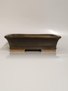 Handgetöpfert Künstlerschale 295mm x 255mm x 80mm
