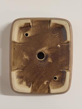 Handgetöpfert Künstlerschale 177mm x 145mm x 45mm