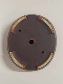 Handgetöpfert Künstlerschale 220mm x 195mm x 45mm