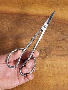 Preview: Bonsaischere Edelstahl 180mm schmal kurz
