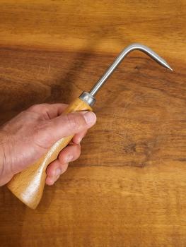 Wurzelhaken 1 Zinken Edelstahl