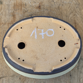 Preview: Handgetöpferte Künstlerschale 325mm x 255mm x 75mm