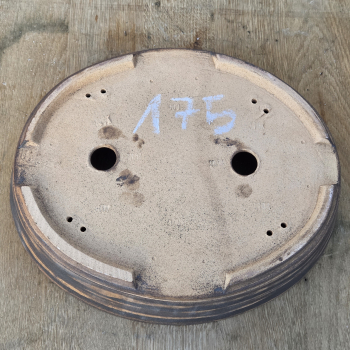 Preview: Handgetöpferte Künstlerschale 380mm x 315mm x 85mm