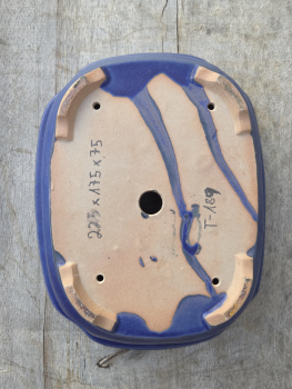 Preview: Handgetöpferte Künstlerschale 225mm × 175mm × 75mm