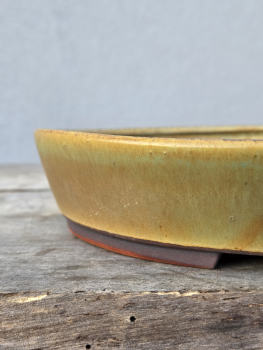 Preview: Handgetöpferte Künstlerschale 225mm × 200mm × 45mm