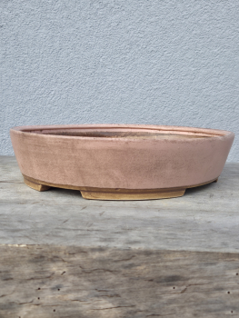 Preview: Handgetöpferte Künstlerschale 285mm × 250mm × 60mm