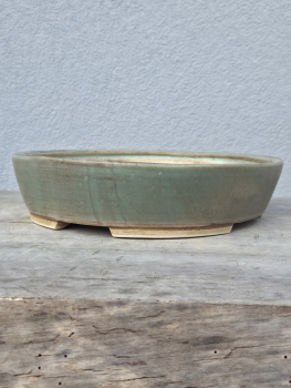 Preview: Handgetöpferte Künstlerschale 280mm × 245mm × 60mm