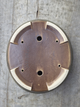 Preview: Handgetöpferte Künstlerschale mm 265mm × 235mm × 60mm