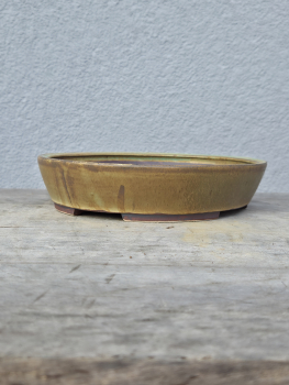 Preview: Handgetöpferte Künstlerschale 210mm × 190mm × 42mm