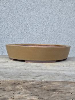 Preview: Handgetöpferte Künstlerschale 320mm ×280 mm × 65mm