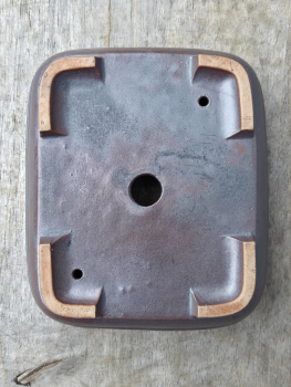 Preview: Handgetöpferte Künstlerschale 145mm × 125mm × 45mm