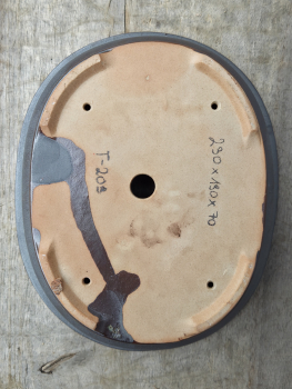 Preview: Handgetöpferte Künstlerschale 290mm × 190mm × 70mm