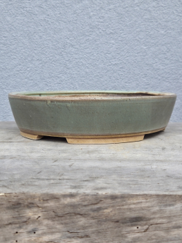 Preview: Handgetöpferte Künstlerschale 285m × 250mm × 60mm