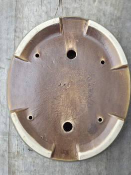 Preview: Handgetöpferte Künstlerschale 285m × 250mm × 60mm