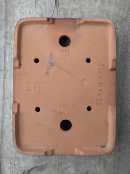 Preview: Bonsaischale rechteckig 220mm × 168mm × 55mm