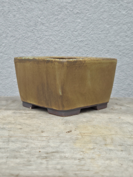 Preview: Handgetöpferte Künstlerschale 130mm × 130mm × 89mm