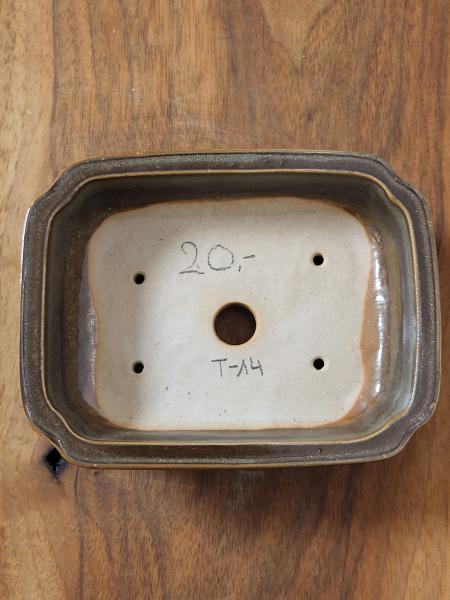 Handgetöpferte Künstlerschale 132mm x 105mm x 38mm