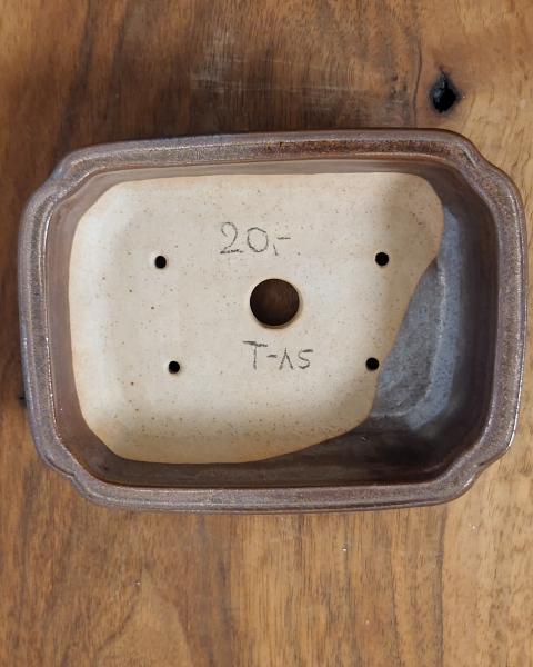 Handgetöpferte Künstlerschale 136mm x 105mm x 38mm