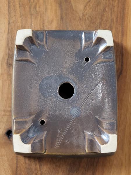 Handgetöpferte Künstlerschale 150mm x 123mm x 50mm