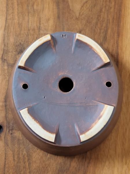 Handgetöpferte Künstlerschale 148mm x 137mm x 41mm