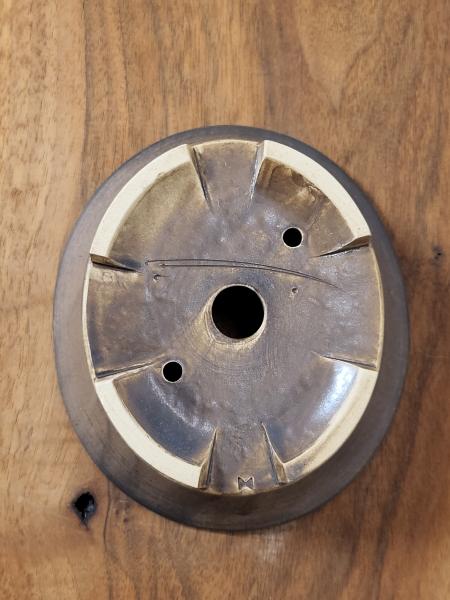 Handgetöpferte Künstlerschale 145mm x 127mm x 43mm