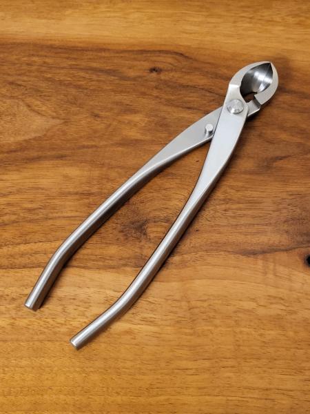 Konkavzange Edelstahl 210mm halbrund