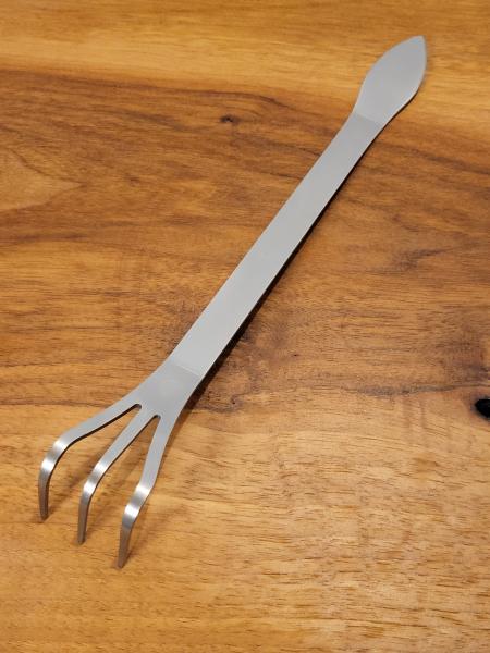 Wurzelkralle mit Spatel Edelstahl 255 mm Japan