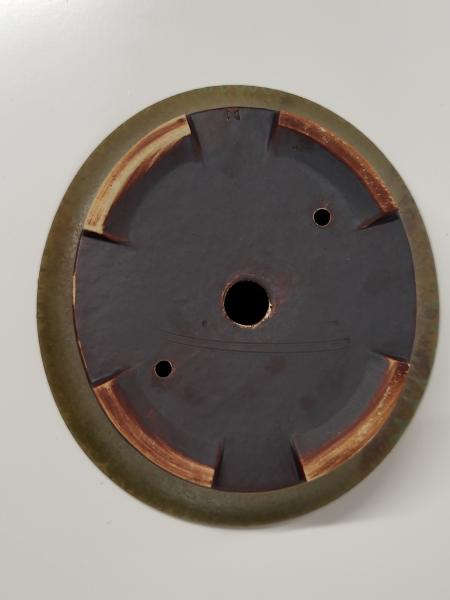Handgetöpfert Künstlerschale  182mm x 170mm x 48mm