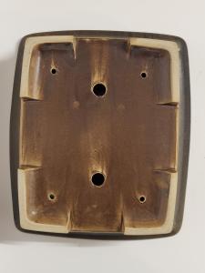 Handgetöpfert Künstlerschale 295mm x 255mm x 80mm