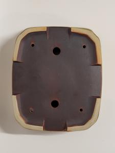 Handgetöpfert Künstlerschale 242mm x 200mm x 65mm