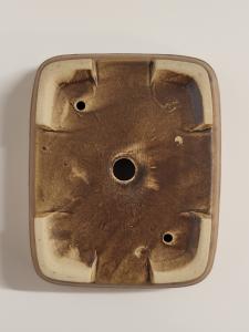 Handgetöpfert Künstlerschale 177mm x 145mm x 45mm