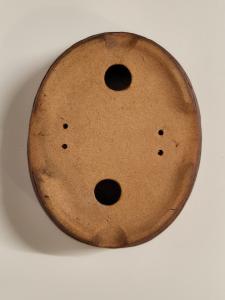 Handgetöpfert Künstlerschale  200mm x 160mm x 55mm