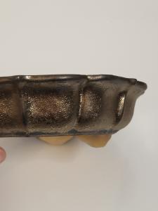 Handgetöpferte Künstlerschale  180mm x 180mm x 50mm