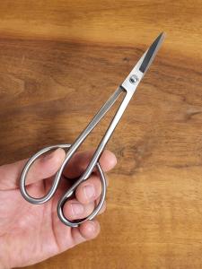 Bonsaischere Edelstahl 180mm schmal kurz