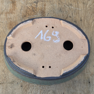 Handgetöpferte Künstlerschale 265mm x 205mm x 75mm