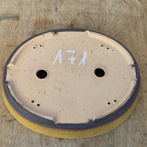 Handgetöpferte Künstlerschale 385mm x 310mm x 78mm