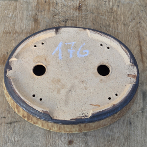 Handgetöpferte Künstlerschale 325mm x 258mm x 75mm