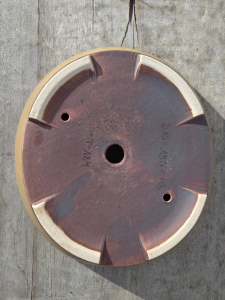 Handgetöpferte Künstlerschale 210mm × 190mm × 45mm