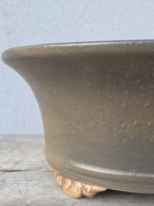 Handgetöpferte Künstlerschale 320mm × 330mm × 140mm