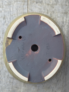 Handgetöpferte Künstlerschale 185mm × 165mm × 45mm