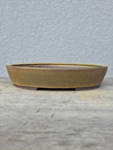 Handgetöpferte Künstlerschale 210mm × 190mm × 42mm