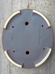 Handgetöpferte Künstlerschale 320mm ×280 mm × 65mm